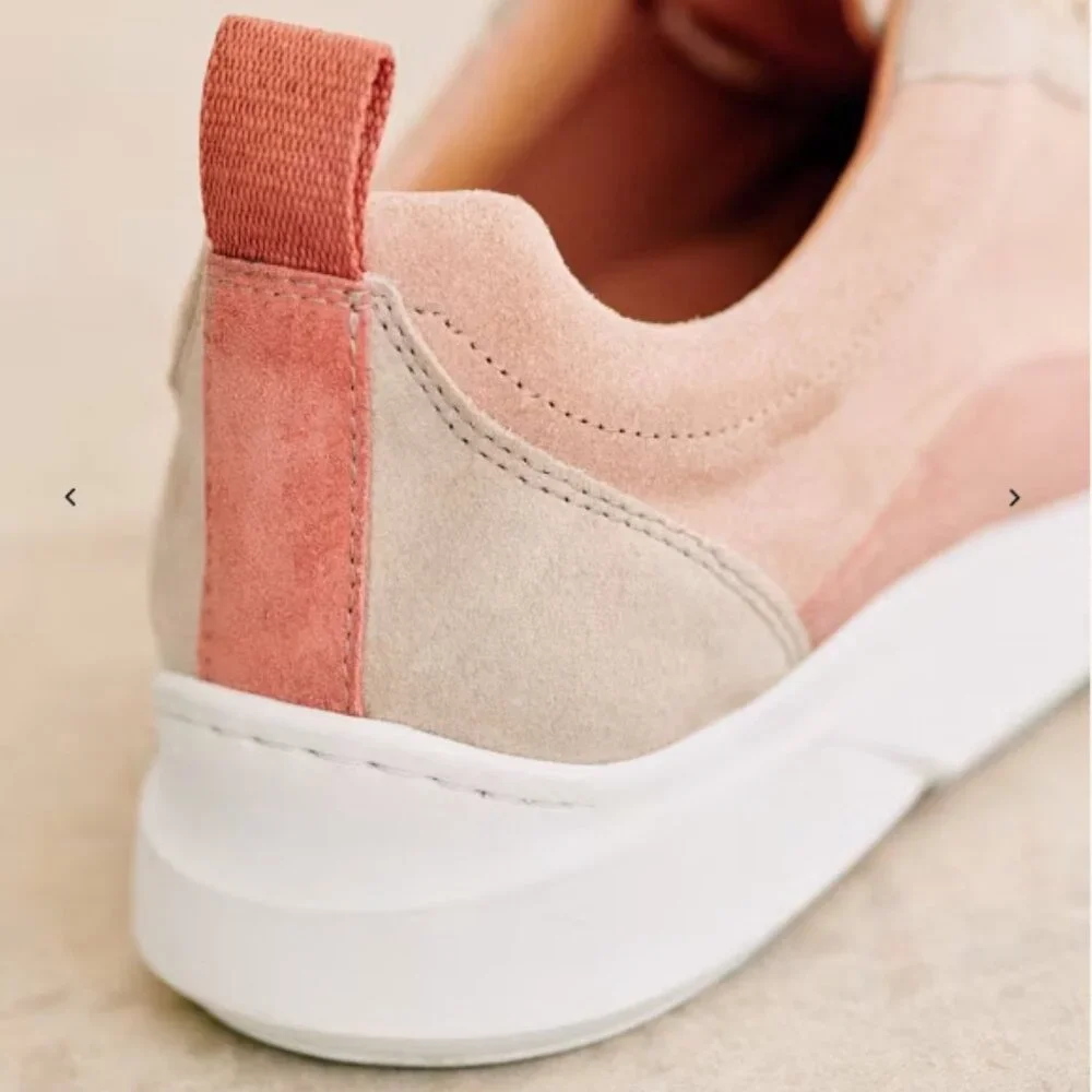 Sezane Sama Sneakers Ecru Multi - Size 36/US 6